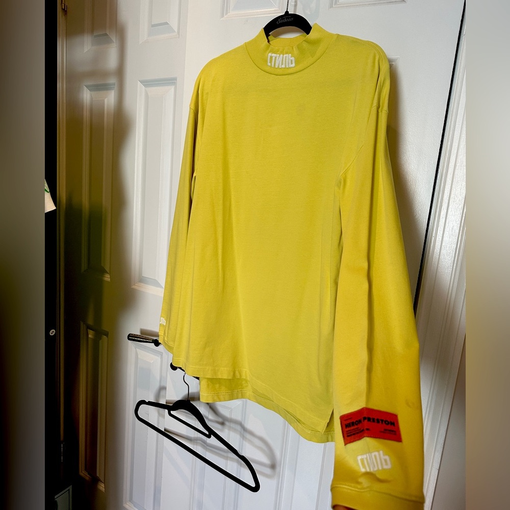 Heron Preston oversized fit long sleeve.